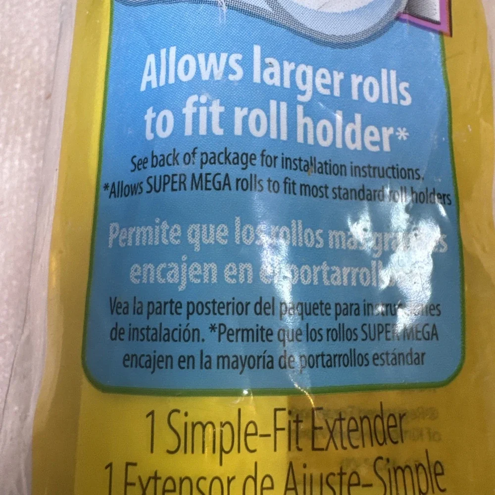 SCOTT Simple Fit Toilet Paper Roll‎ Extender for Larger Rolls NIP